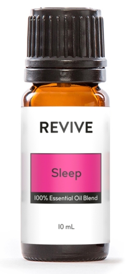 REVIVE Sleep is a proprietary blend of Lavender, Geranium, Roman Chamomile, Coriander seed, Palmarosa,  Ylang ylang flower, Bergamot peel, Lemon peel, Jasmine, Rose, and Rosewood essential oils.





	
		
			
Free Shipping & Returns

		 
	 


	
		
			
GC/SM tested (Quality Tested)


		 
	 


	
		
			
No MLM Hassle