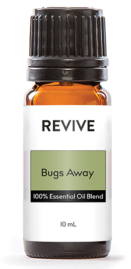 This is our version of doTerra® Terrashield®.
REVIVE Bugs Away is a proprietary blend of Fractionated Coconut Oil, Ylang Ylang Flower, Nootka Wood, Cedarwood Wood, Catnip Plant, Lemon Eucalyptus Leaf, Litsea Fruit, Vanilla Bean Absolute, and Arborvitae Wood essential oils.





&nbsp;





	
		
			
Free Shipping & Returns

		 
	 


	
		
			
GC/SM tested (Quality Tested)


		 
	 


	
		
			
No MLM Hassle