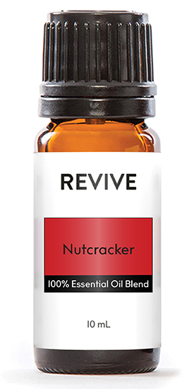 This new blend is sure to get you ready for the holidays! With soft and gentle sweet notes, this combination of 7 relaxing oils that can help promote peace and calm while you prepare for family time and celebrating the seasons.

First available in the REVIVE Fall Box 2022


REVIVE Nutcracker is a proprietary blend of Amyris, Vanilla Extract, Palmarosa, Ho Wood, Bay Laurel, Clary Sage, and Copaiba Essential Oils.

	
		
			
Free Shipping & Returns

		 
	 


	
		
			
GC/SM tested (Certified Pure)


		 
	 


	
		
			
No MLM Hassle