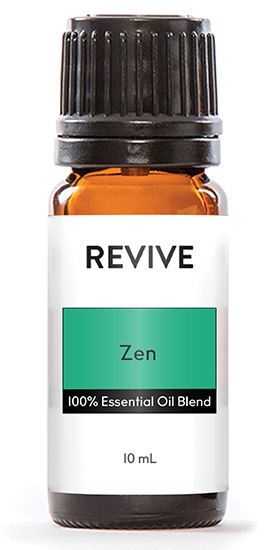 REVIVE 10mL Zen is our version of Young Living 5mL Peace & Calming ®.
REVIVE Zen is a proprietary blend of Tangerine peel, Orange peel, Ylang ylang flower, Patchouli, and Blue Tansy essential oils.
We previously called this REVIVE Zen & Calming.





&nbsp;






	
		
			
Free Shipping & Returns

		 
	 


	
		
			
GC/SM tested (Quality Tested)


		 
	 


	
		
			
No MLM Hassle