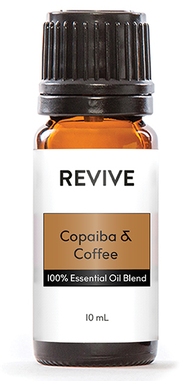 Mood Enhancer | Supports Immune & Cardiovascular systems
REVIVE Copaiba & Coffee is a proprietary blend of Copaiba Resin, Coffee Fruit Extract, Balsam Resin, Coffee Fruit, Cardamom Seed, Vanilla Fruit Extract, Cocoa Fruit Extract, Geranium Flower, Star Anise Fruit, Nutmeg Kernel, and Cinnamon Leaf essential oils.

	
		
			
Free Shipping & Returns

		 
	 


	
		
			
GC/SM tested (Quality Tested)


		 
	 


	
		
			
No MLM Hassle