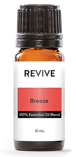 This is our version of Young Living Raven®.
REVIVE Breeze  is a proprietary blend of Ravintsara, Lemon, Wintergreen, Peppermint, and Eucalyptus Oil

	
		
			
Free Shipping & Returns

		 
	 


	
		
			
GC/SM tested (Quality Tested)


		 
	 


	
		
			
No MLM Hassle