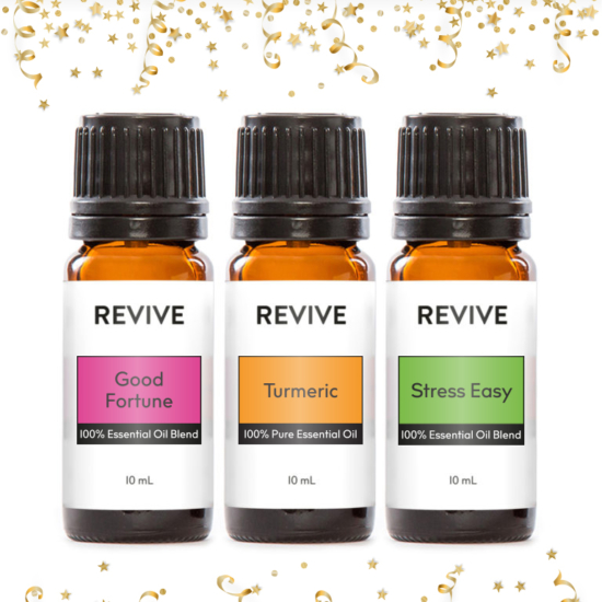 Achieve your 2023 Resolutions with the help of REVIVE's Healthy New Year Kit!
REVIVE Good Fortune brings you good luck.
Improve your overall health with Turmeric.
Let the trials of the day go with REVIVE Stress Easy.
 A $42.50 Value for $38.25





	
		
			
Free Shipping & Free Returns

		 
	 


	
		
			
GC/SM Tested (Quality Tested)


		 
	 


	
		
			
No MLM Hassle