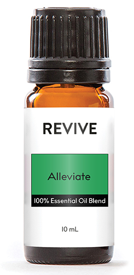 REVIVE Alleviate is our version of Young Living Relieve It®.
REVIVE Alleviate is a proprietary blend of Black Spruce, Black Pepper, Hyssop and Peppermint Essential Oils

	
		
			
Free Shipping & Returns

		 
	 


	
		
			
GC/SM tested (Quality Tested)


		 
	 


	
		
			
No MLM Hassle