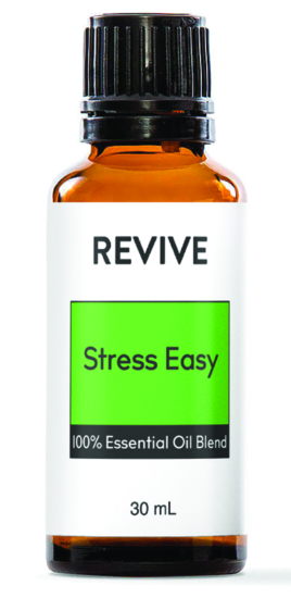 This is our version of Young Living’s Stress Away®.
REVIVE Stress Easy is a proprietary blend of Copaiba, Lime, Cedarwood, Lavender, Ocotea Essential Oils and Vanilla CO2.




	
		
			



Free Shipping & Returns

		 
	 


	
		
			
GC/SM tested (Quality Tested)


		 
	 


	
		
			
No MLM Hassle