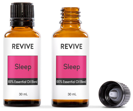 REVIVE Sleep is a proprietary blend of Lavender, Geranium, Roman Chamomile, Coriander seed, Palmarosa,  Ylang ylang flower, Bergamot peel, Lemon peel, Jasmine, Rose, and Rosewood essential oils.





	
		
			
Free Shipping & Returns

		 
	 


	
		
			
GC/SM tested (Quality Tested)


		 
	 


	
		
			
No MLM Hassle