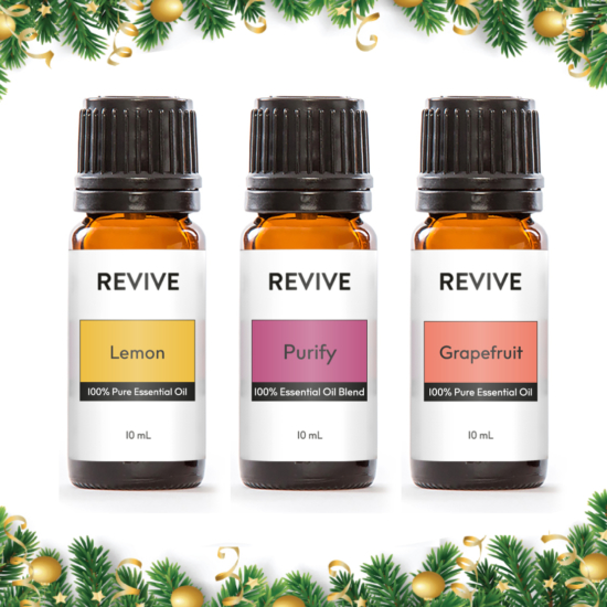 The Spring Cleaning Kit is Lemon, REVIVE Purify, and Grapefruit.
A $30 value for $29

	
		
			
Free Shipping & Returns

		 
	 


	
		
			
GC/SM tested (Quality Tested)


		 
	 


	
		
			
No MLM Hassle