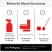Cleaner Concentrate How to Use directions