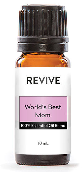 REVIVE World's Best Mom is a proprietary blend of Lemon, Sweet Orange, Tangerine, Bergamot, Peppermint, Ylang Ylang, and Melissa essential oils.
Mom's know just how to make everything feel right, and this fruity happy blend does the same! Make sure the mom in your life knows that you think she is the World's Best!





	
		
			
Free Shipping & Returns

		 
	 


	
		
			
GC/SM tested (Certified Pure)


		 
	 


	
		
			
No MLM Hassle
