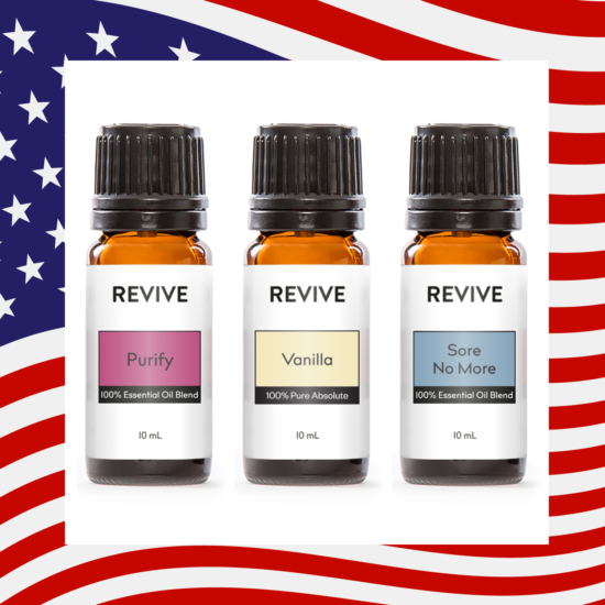 The Memorial Day Stars & Stripes Kit is Purify, Vanilla, and Sore No More.
Save 15% by buying this Kit!

	
		
			
Free Shipping & Returns

		 
	 


	
		
			
GC/SM tested (Quality Tested)


		 
	 


	
		
			
No MLM Hassle