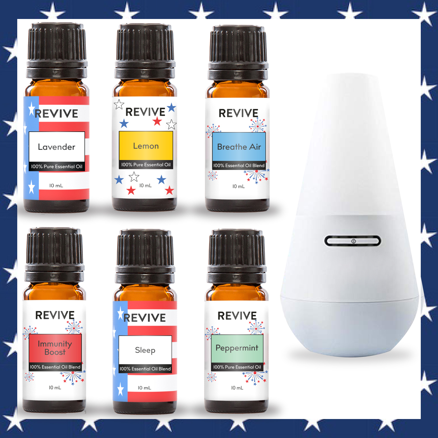 Collectors Edition 4th Of July Basics Kit With Diffuser - REVIVE ...