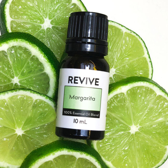 Margarita is perfect for if you wish you were sitting by the pool with a blended (or on the rocks) drink in your hand! Salt on the rim, cadillac or mocktail, this sweet and sour blend is summer time in a bottle.
REVIVE Margarita is a proprietary blend of  Lime, Lemon, Vetiver, Sweet Orange, Douglas Fir, Osmanthus, and Vanilla Extract essential oils.

	
		
			



Free Shipping & Returns

		 
	 


	
		
			
GC/SM tested (Certified Pure)


		 
	 


	
		
			
No MLM Hassle