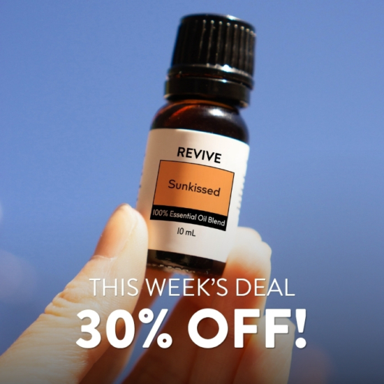 Warm, balmy summer days are here!  It’s time for long hikes, sunbathing, BBQs, and other outdoor fun! This is the perfect blend for the hot summer days. Introducing REVIVE Sunkissed, a cooling after sun, skin care blend!
REVIVE Sunkissed is a proprietary blend of Lavender, Tea Tree, Peppermint, Helichrysum, and Roman Chamomile essential oils.
This was available in a quarterly box! Click HERE to see our current box!





	
		
			
Free Shipping & Returns

		 
	 


	
		
			
GC/SM tested (Certified Pure)


		 
	 


	
		
			
No MLM Hassle