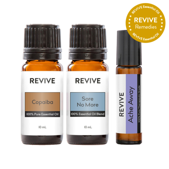 The Relief Kit is Copaiba, Sore No More, and Ache Away.

	
		
			



Free Shipping & Returns

		 
	 


	
		
			
GC/SM tested (Certified Pure)


		 
	 


	
		
			
No MLM Hassle