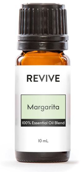 Margarita is perfect for if you wish you were sitting by the pool with a blended (or on the rocks) drink in your hand! Salt on the rim, cadillac or mocktail, this sweet and sour blend is summer time in a bottle.
REVIVE Margarita is a proprietary blend of  Lime, Lemon, Vetiver, Sweet Orange, Douglas Fir, Osmanthus, and Vanilla Extract essential oils.

	
		
			



Free Shipping & Returns

		 
	 


	
		
			
GC/SM tested (Certified Pure)


		 
	 


	
		
			
No MLM Hassle