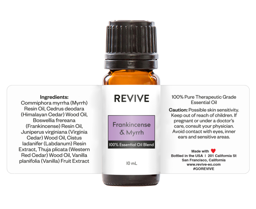 Frankincense & Myrrh Essential Oil Blend REVIVE Essential Oils