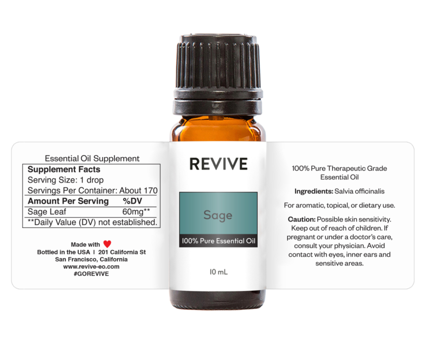 Sage Essential Oil REVIVE Essential Oils
