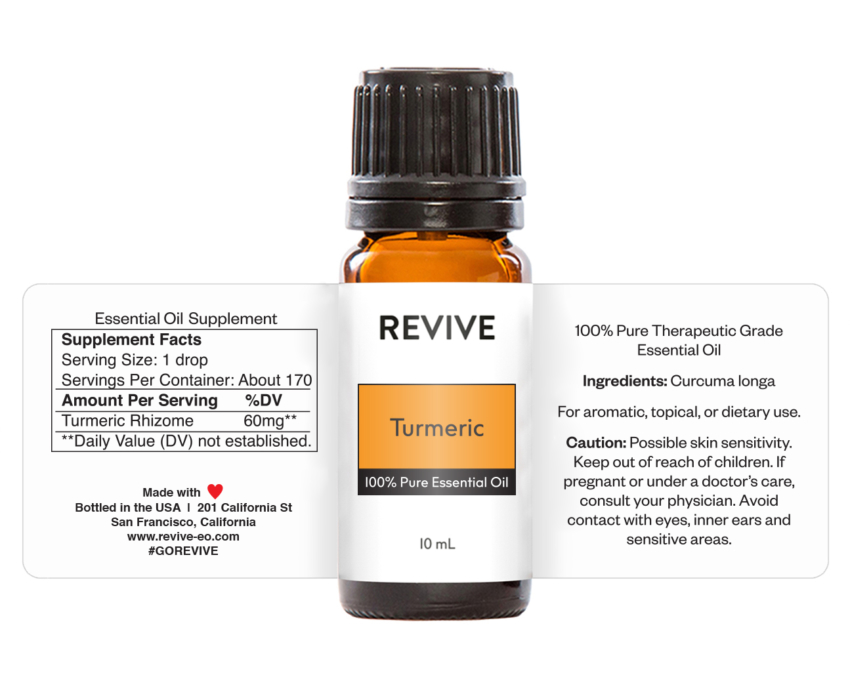 Turmeric 10ml REVIVE Essential Oils