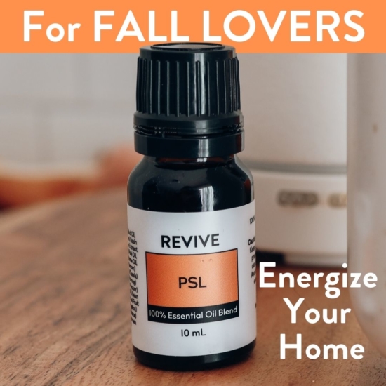 This is a REVIVE Signature Blend!
Pumpkins, and Spice, and Everything Nice. Plus some coffee, just for good measure. PSL is an energetic and uplifting blend that is just what the soul needs on a Fall morning.
REVIVE  PSL is a proprietary blend of Clove, Peru Balsam, Coffee, Sweet Orange, Ginger, Cardamom, Cassia, Nutmeg, Black Pepper, Vanilla Bean Extract, Star Anise, Angelica, Damiana, and Opopanax Essential Oils.

	
		
			
Free Shipping & Returns

		 
	 


	
		
			
GC/SM tested (Quality Tested)


		 
	 


	
		
			
No MLM Hassle