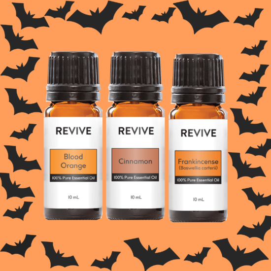 Our REVIVE Halloween kit has Blood Orange, Cinnamon, and Frankincense Carterii for an extra spooky Halloween.
A $37 Value for $35.15.





	
		
			
Free Shipping & Free Returns

		 
	 


	
		
			
GC/SM Tested (Quality Tested)


		 
	 


	
		
			
No MLM Hassle