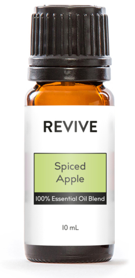 REVIVE Spiced Apple is a proprietary blend of Lemon, Balsam Copaiba, Clove, Cedarwood, Cinnamon, Lime, Davana, Eucalyptus, Rosemary, Lavender, and Ocotea Essential Oils, and Vanilla Extract.

	
		
			



Free Shipping & Returns

		 
	 


	
		
			
GC/SM tested (Certified Pure)


		 
	 


	
		
			
No MLM Hassle