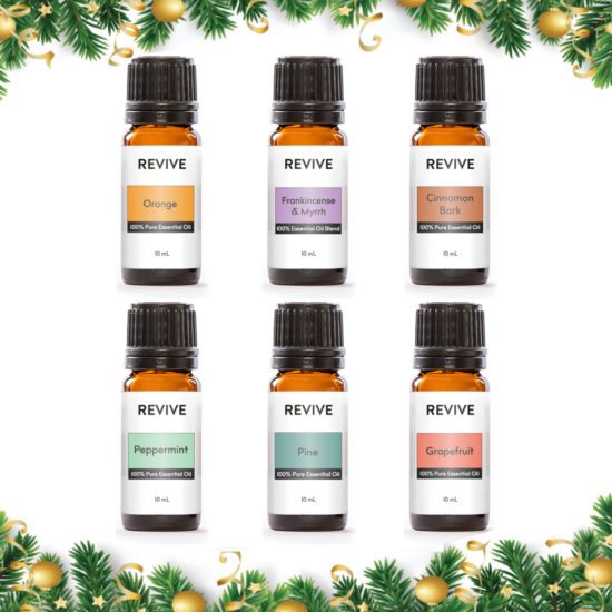 Our Deluxe Christmas Kit contains Orange, Frankincense & Myrrh, Cinnamon, Peppermint, Pine, and Grapefruit







A $59 Value for $58.




	
		
			



Free Shipping & Free Returns

		 
	 


	
		
			
GC/SM Tested (Quality Tested)


		 
	 


	
		
			
No MLM Hassle