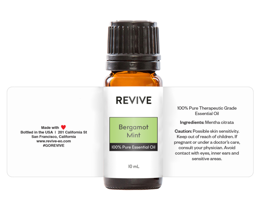 Bergamot Mint Essential Oil | REVIVE Essential Oils