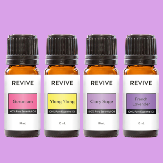 Our REVIVE Floral Kit has all of your favorite Floral Essential Oils all in one spot!
10mL Geranium
10mL Ylang Ylang
10mL Clary Sage
10mL French Lavender

	
		
			



Free Shipping & Free Returns

		 
	 


	
		
			
GC/SM Tested (Quality Tested)


		 
	 


	
		
			
No MLM Hassle