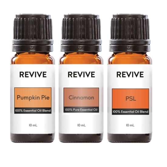 Our Crazy for Fall Kit has: Pumpkin Pie, Cinnamon, And Pumpkin Spice Latte (PSL)  all in 10mL Bottles.





	
		
			
Free Shipping & Free Returns

		 
	 


	
		
			
GC/SM Tested (Quality Tested)


		 
	 


	
		
			
No MLM Hassle