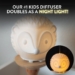 2-in-1 Essential Oils Diffuser with night light for kids