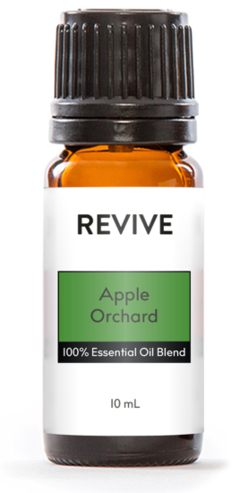 REVIVE Apple Orchard is a blend that will remind you of the those fun family days at the orchard picking apples. On a chilly fall day there is nothing better! The scent is crisp and sweet, and brings a perfect autumn touch to your home.
REVIVE Apple Orchard is a proprietary blend of Clary Sage, Lavender, Lavandin, Lime, Ylang Ylang, Pink Pepper, Davana, Douglas Fir, Lemongrass, Lemon, Rose Absolute, Owyhee, Geranium, Roman Chamomile, Blue Tansy, Rose, Vanilla, and Galbanum Essential Oils.

	
		
			



Free Shipping & Returns

		 
	 


	
		
			
GC/SM tested (Certified Pure)


		 
	 


	
		
			
No MLM Hassle