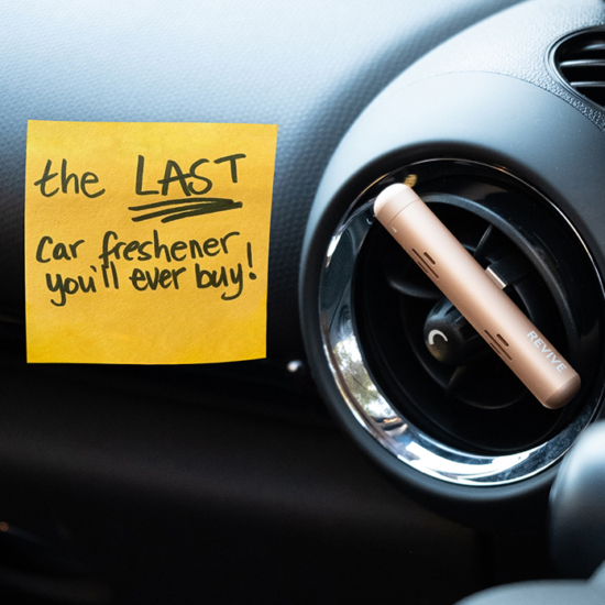 The easiest way to diffuse Essential Oils in the car! Diffuse without water, batteries, or cords! Traditional car fresheners often contain toxic chemicals that are harmful to your health, that's why we LOVE pure essential oils for a safer scenting experience.
The Road Trip kit contains a 10ml bottle of Road Trip and The Branch Car Diffuser!
How to use: Add 5-12 drops of REVIVE Essential Oil across the Wick
Insert wick into the main chamber and replace the cap.
Attach The Branch to your car vent and go!
Clip is compatible with most cars | 1 Year Warranty
Aluminum Alloy Material. 100% BPA Free.
3 Wicks Included.
0.125in x 3.22in
Instruction Manual

	
		
			
Free Shipping & Returns

		 
	 


	
		
			
GC/SM tested (Quality Tested)


		 
	 


	
		
			
No MLM Hassle