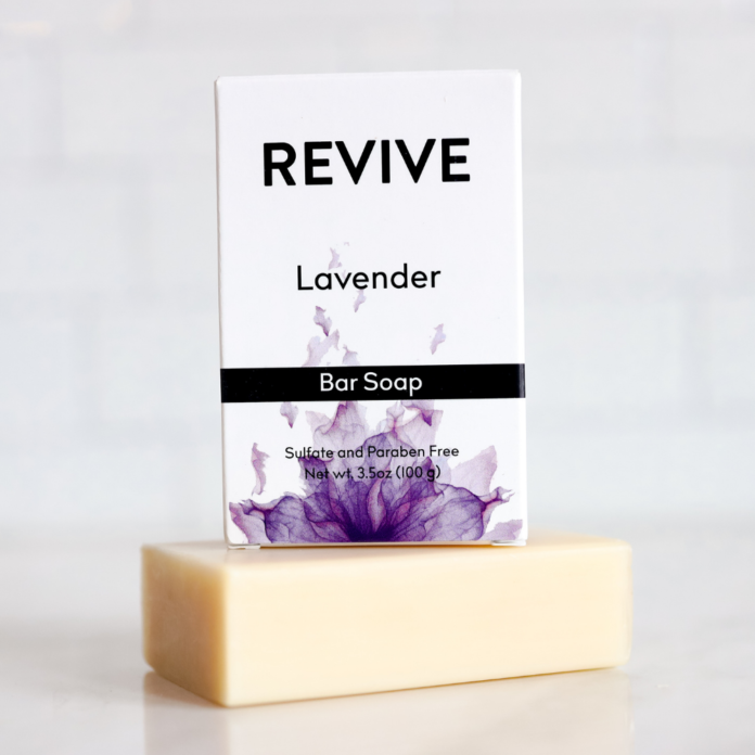 Lavender essential oil bar soap