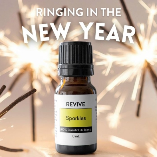 Sparkles make everything better right? Sparkly nail polish, sparkly tops, and our favorite.... sparkly coffee mugs! We decided that this year needed some sparkles too! REVIVE Sparkles promotes feelings of vibrancy, freshness, and positivity using a citrus and herb blend.
 REVIVE Sparkles is a proprietary blend of Yuzu, Grapefruit, Dalmatian Sage, Lavender, Marjoram, Damiana, Cistus, and Osmanthus Essential Oils.






	
		
			
Free Shipping & Returns

		 
	 


	
		
			
GC/SM tested (Certified Pure)


		 
	 


	
		
			
No MLM Hassle