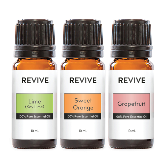This kit includes full-sized bottles of our top 3 Citrus Revive Essential Oils: Lime, Sweet Orange, and Grapefruit
Fresh, bright, and cheery is what you get with this citrus trio. Lime is a tart and sweet treat for your nose that is purifying for both your body and home. Sweet Orange is beneficial for balancing your emotions, and Grapefruit is a super mood booster.





	
		
			
Free Shipping & Free Returns

		 
	 


	
		
			
GC/SM Tested (Quality Tested)


		 
	 


	
		
			
No MLM Hassle