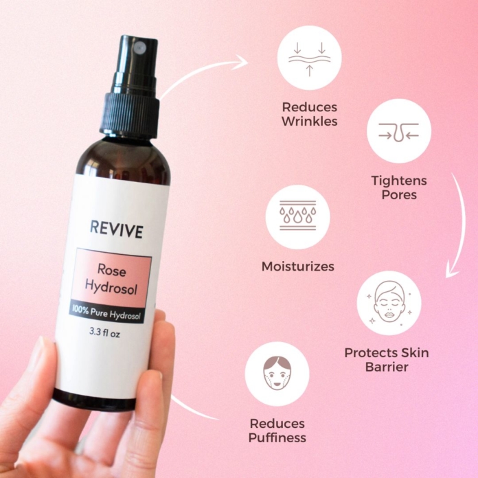 rose hydrosol toner spray benefits face skin