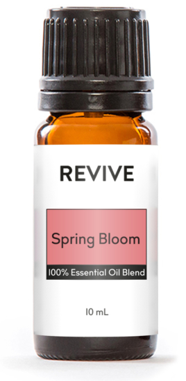 There is nothing more Spring than seeing new blossoms in your garden and on the neighborhood trees. Little flower buds and green shoots everywhere tell us that a new season is here and we couldn't be more ready for the long cold winter to be over! REVIVE Spring Bloom boasts a balanced floral aroma that will help promote uplifting feelings and balance emotions. 
First available in the REVIVE Spring Box and a REVIVE Signature Blend!
REVIVE Spring Bloom is a proprietary blend of Blood Orange, Elemi, Himalayan Cedarwood, Bergamot, and Neroli Essential Oils.





	
		
			
Free Shipping & Returns

		 
	 


	
		
			
GC/SM tested (Certified Pure)


		 
	 


	
		
			
No MLM Hassle