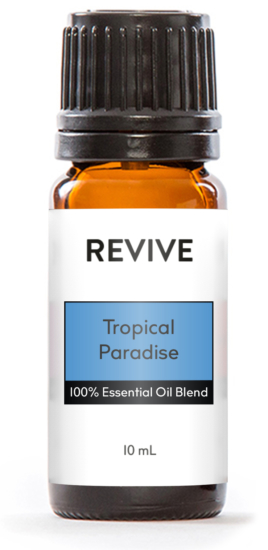 Have you ever wanted to slip off to a tropical island and just listen to the crashing waves while sipping a drink with a pink umbrella? REVIVE Tropical Paradise can take you there with just one sniff.
This was available in a quarterly box! Click HERE to see our current box!
REVIVE Tropical Paradise is a proprietary blend of Lime, Tangerine, Ginger, Ylang Ylang, Jasmine, Lemon Myrtle, and Copaiba Essential Oils.






	
		
			
Free Shipping & Returns

		 
	 


	
		
			
GC/SM tested (Certified Pure)


		 
	 


	
		
			
No MLM Hassle