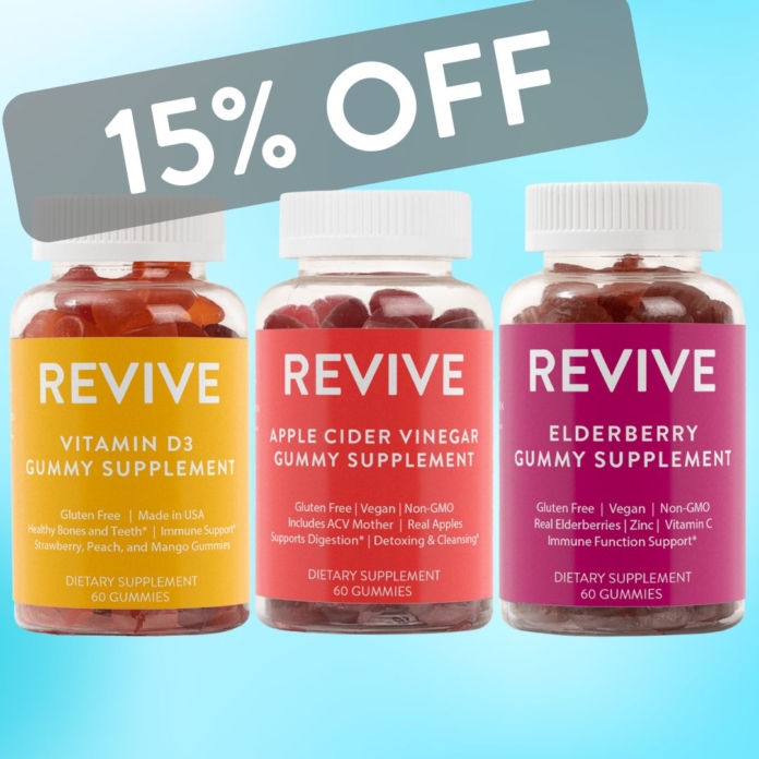 REVIVE Gummy Supplement 3pack REVIVE Essential Oils