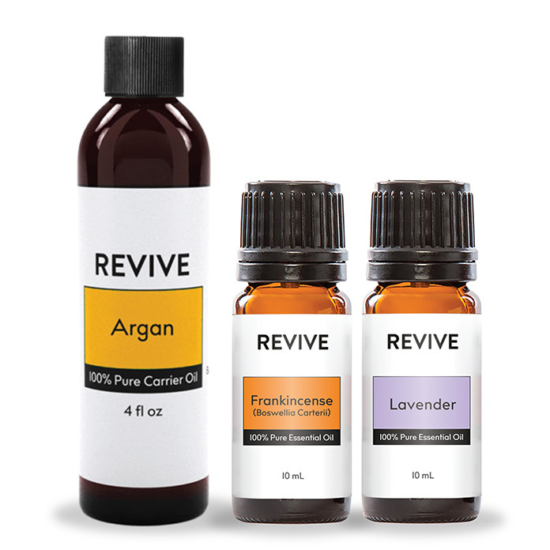 Starter Kit by Revive Essential Oils - 100% Pure Therapeutic Grade, for  Diffuser, Humidifier, Massage, Aromatherapy, Skin & Hair Care