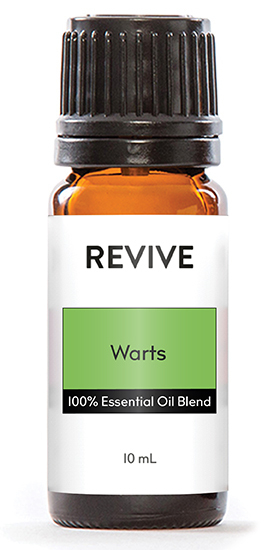 This blend was expertly formulated by a REVIVE aromatherapist to combat viral skin issues for the whole family! It also works great to help cleanse the air so diffuse Warts too!
A REVIVE Signature Blend!
REVIVE Warts is a proprietary blend of Tea Tree, Lemon, Cypress, Palmarosa, and Rosalina Essential Oils.






	
		
			
Free Shipping & Returns

		 
	 


	
		
			
GC/SM tested (Certified Pure)


		 
	 


	
		
			
No MLM Hassle