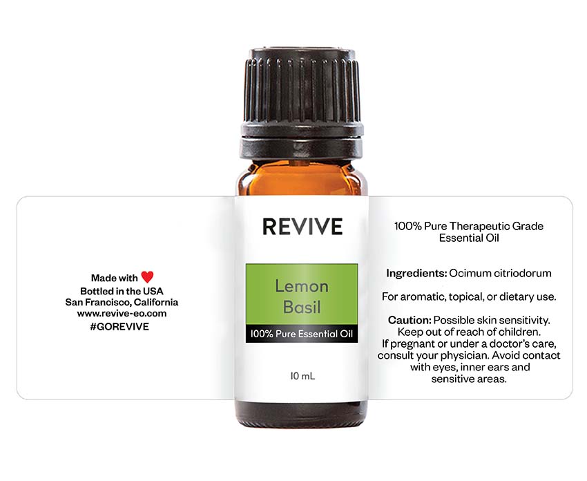 Basil (lemon Basil) REVIVE Essential Oils
