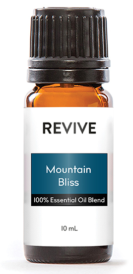 This incredible synergy can help to provide the feelings of stability and empowerment that the coniferous mountain trees bring. This woodsy and floral scent is reminiscent of a nature walk through the majestic forest. Bringing a sense of confidence and comfort, you can rely on this blend for a boost when you need it most.

 REVIVE Mountain Bliss is our version of Young Living® Sacred Mountain®. It is first available in the REVIVE 2022 Winter Box!

REVIVE Mountain Bliss is a proprietary blend of Black Spruce, Ylang Ylang, Grand Fir and Cedarwood Essential Oils.

	
		
			
Free Shipping & Returns

		 
	 


	
		
			
GC/SM tested (Certified Pure)


		 
	 


	
		
			
No MLM Hassle