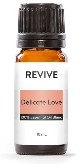 An exquisitely romantic and uplifting blend, that smells citrusy, floral, and fresh REVIVE Delicate Love is the perfect bend to spread Love.

REVIVE Delicate Love is a proprietary blend of Cedarwood, Bergamot, Lemon, Geranium, Balm Mint Bush, Marjoram, Grapefruit, Lime, Juniper Berry, Rosemary, Galbanum and Rose Absolute Essential Oils.




	
		
			

Free Shipping & Returns

		 
	 


	
		
			
GC/SM tested (Certified Pure)


		 
	 


	
		
			
No MLM Hassle