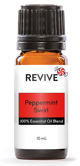Peppermint Swirl- the iconic red and white disc shaped candy is symbolic to the holidays. And that smell… mmm, minty and fresh! REVIVE’s Peppermint Swirl is a nod to the popular Christmas candy that will bring a joyful heart to all those that smell it.

REVIVE Peppermint Swirl is a proprietary blend of Peppermint, Grapefruit, and Spearmint Essential Oils.




	
		
			

Free Shipping & Returns

		 
	 


	
		
			
GC/SM tested (Certified Pure)


		 
	 


	
		
			
No MLM Hassle