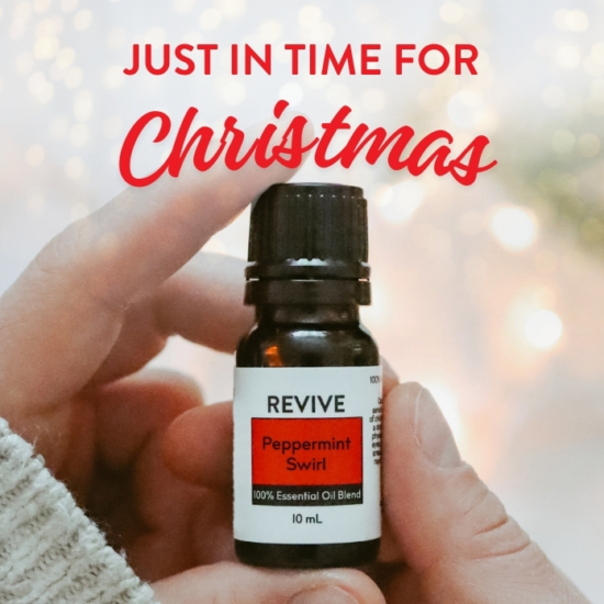 Peppermint Swirl- the iconic red and white disc shaped candy is symbolic to the holidays. And that smell… mmm, minty and fresh! REVIVE’s Peppermint Swirl is a nod to the popular Christmas candy that will bring a joyful heart to all those that smell it.

REVIVE Peppermint Swirl is a proprietary blend of Peppermint, Grapefruit, and Spearmint Essential Oils.




	
		
			

Free Shipping & Returns

		 
	 


	
		
			
GC/SM tested (Certified Pure)


		 
	 


	
		
			
No MLM Hassle