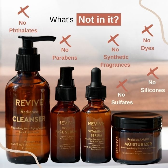 REVIVE オーガニック スキンケアセット Nourishing Skincare Collection - REVIVE Essential Oils