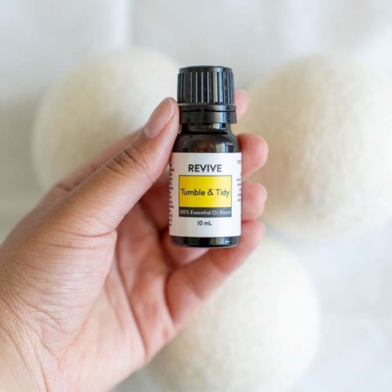 Enjoy soft, fresh-smelling clean laundry with our favorite laundry duo!
By bundling these two REVIVE laundry products,  you'll save $4.
Tumble & Tidy
100% Organic New Zealand Wool Dryer Balls 

	
		
			



Free Shipping & Returns

		 
	 


	
		
			
GC/SM tested (Quality Tested)


		 
	 


	
		
			
No MLM Hassle