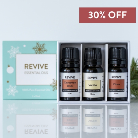 This kit includes Cinnamon Bark, Vanilla, Clove + a limited edition Holiday Gift Box!
A $42 Value for $29.40.
That