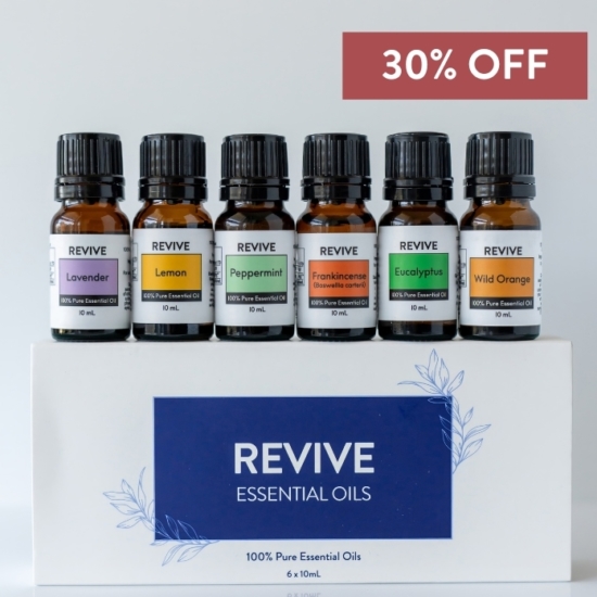 The Top 6 Essential Oils Kit contains Lavender, Lemon, Peppermint, Frankincense (Boswellia carterii), Eucalyptus, and Sweet Orange + a Gift Box!
A $54 Value for $37.80.
That's a savings of 30% when you buy the Kit!"
 


	
		
			
Free Shipping & Returns

		 
	 


	
		
			
GC/SM tested (Certified Pure)


		 
	 


	
		
			
No MLM Hassle